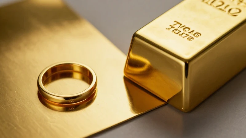 Joyería dorada italiana resalta en detalle