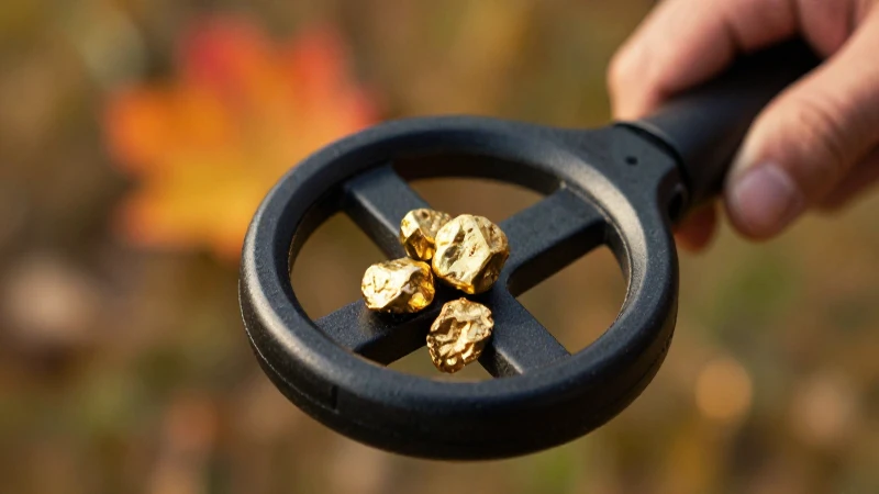 Encuentra oro con un buen detector