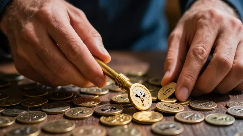 Qué herramientas y accesorios son indispensables para la búsqueda de tesoros 2 Hallazgo tesoro: monedas antiguas en primer plano