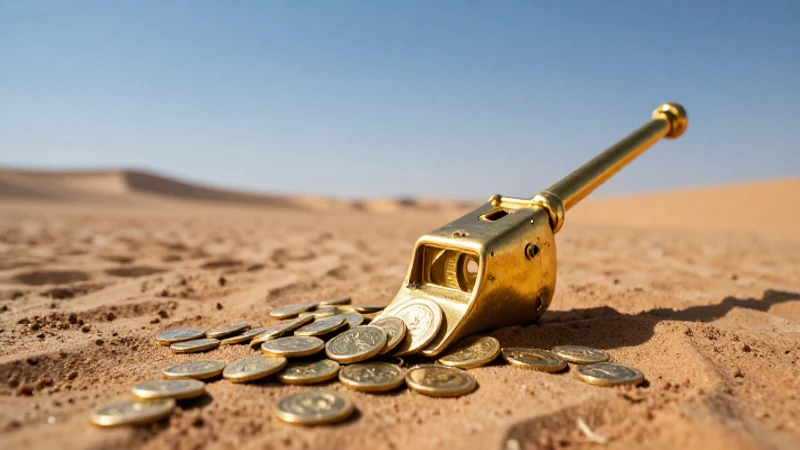 Detector revela monedas antiguas en desierto