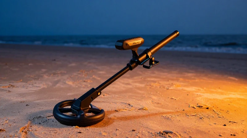 Detector XP Deus 2, fotografía impactante en playa