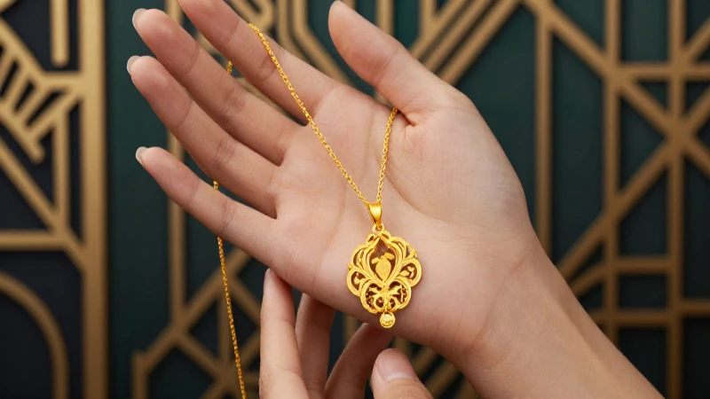 Qué significa el oro en lo espiritual Descubre sus medallas 3 Collar dorado lujoso con detalle artístico