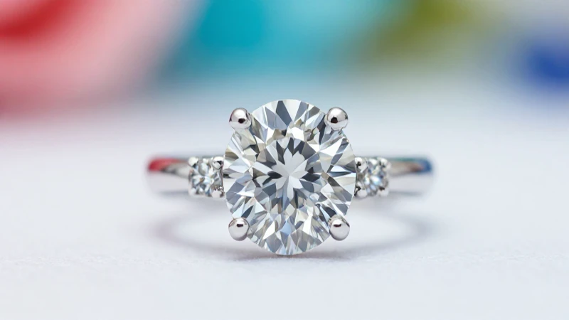 Cuáles son las características y el significado del anillo solitario 7 Anillo de diamantes elegante con fondo suave