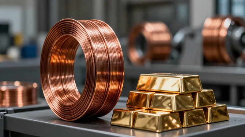 Alambre y metal brillante con iluminación dramática