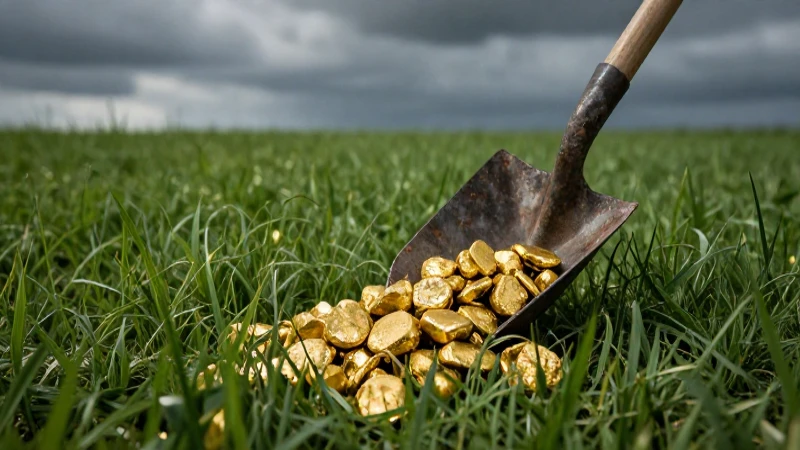 Qué sucede si alguien encuentra un tesoro 2 Piedras doradas brillan en el campo