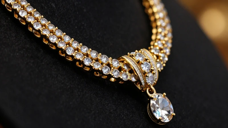 Joyas doradas relucen con elegancia y lujo