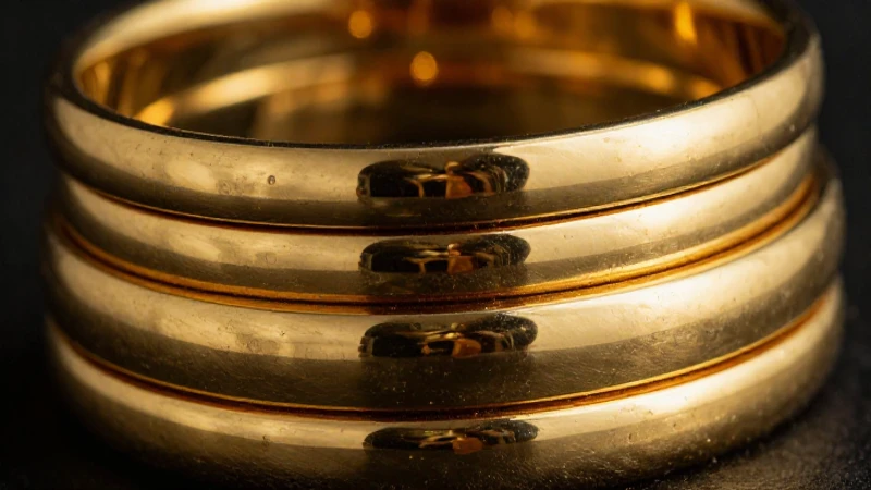 Joyería dorada elegante para un lujo radiante