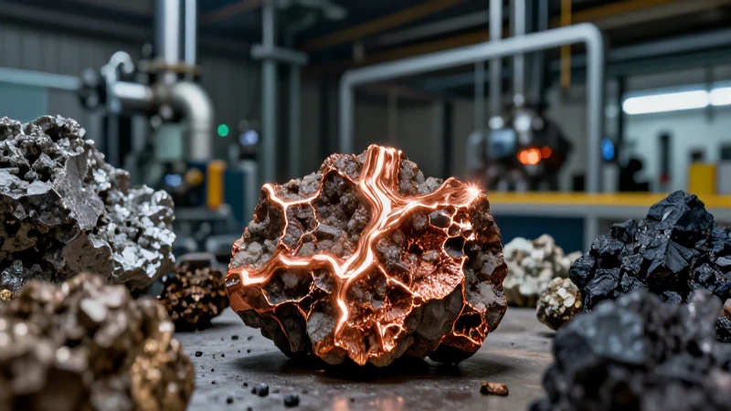 Foto impactante resalta minerales y detalle rico