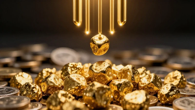 Péndulo dorado cautiva en un escenario opulento