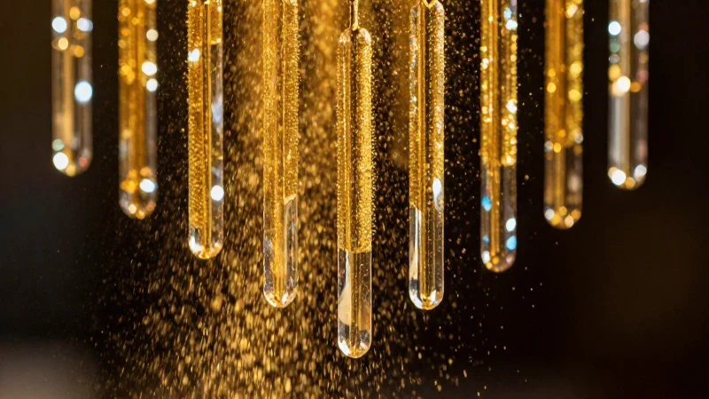 Péndulo dorado: elegancia en primer plano cinematográfico