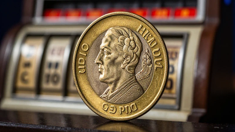 Peso mexicano en detalle, dorado y vibrante