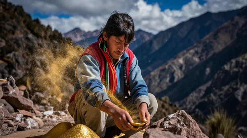 ¿Quién regula la minería en Perú? Conoce aquí las entidades encargadas 2 Mineros peruanos explotan oro en los Andes