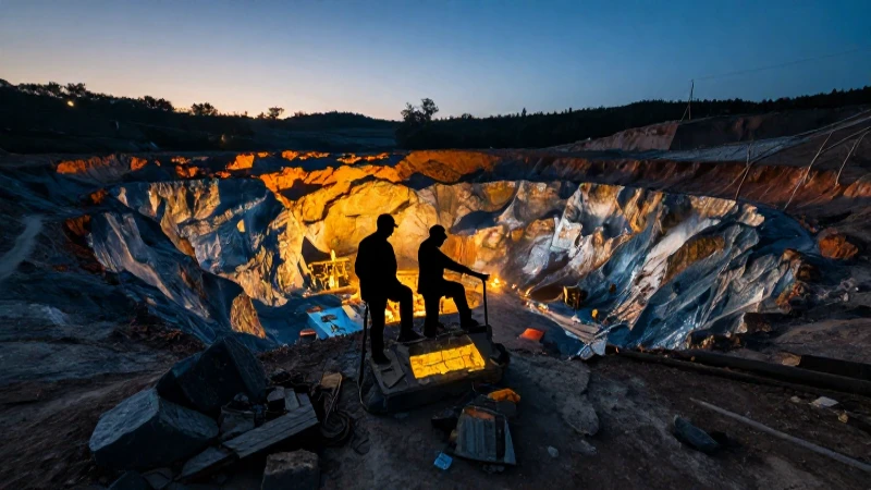 Paisaje dramático y minería en alta definición