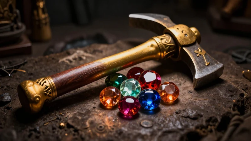 Minería ancestral en iluminación dramática y detallada