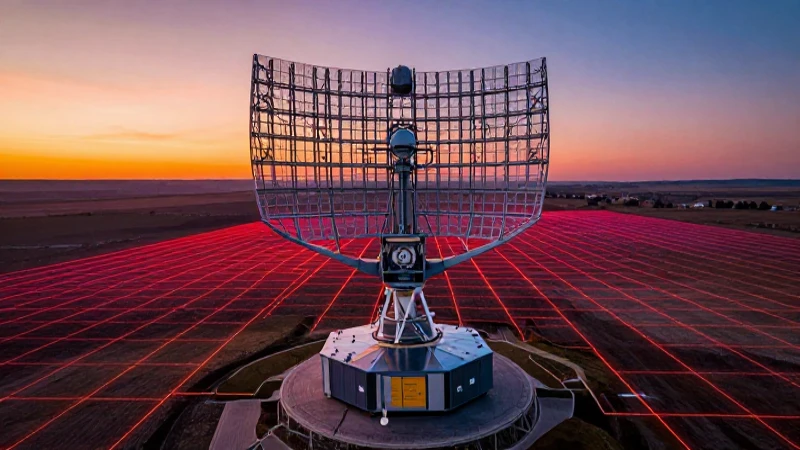 Radar geológico revela terreno dramático y vibrante