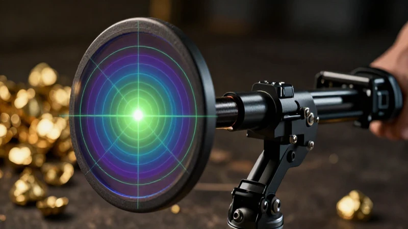 Imagen profesional muestra búsqueda vibrante del oro