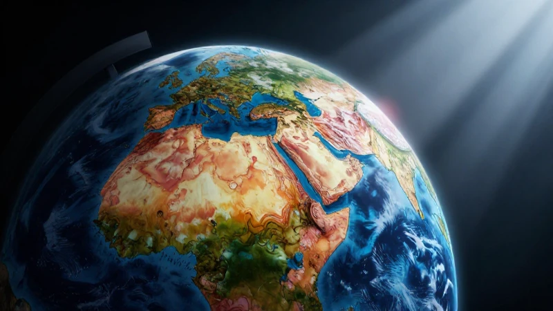 Comenzó el XII Congreso Nacional de Ciencias de la Tierra 2025 6 Globo terráqueo realista con luz dramática