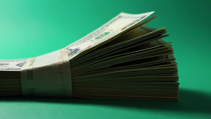 Pila de dinero en primer plano dramático