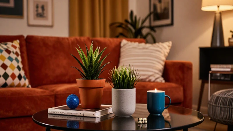 Decoración cálida y vibrante para imágenes atractivas