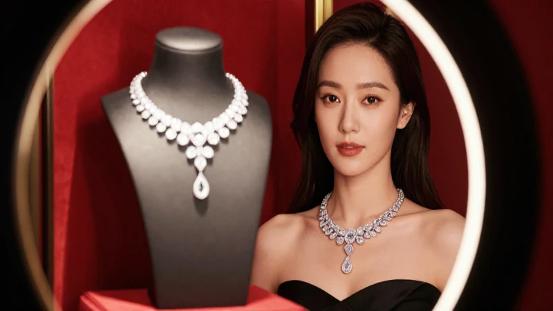 Mujer elegante con joyeria brillante, foto profesional