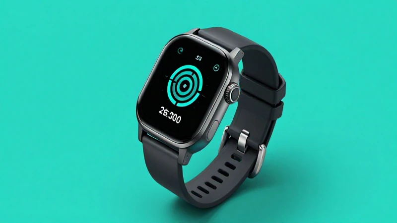 Reloj deportivo resaltado con iluminación cinematográfica