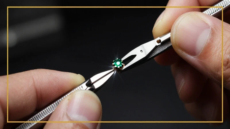 Reparación joyeria profesional con iluminación impactante