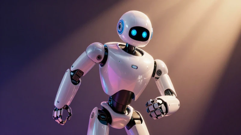 Robot Disney en pose dramática y realista