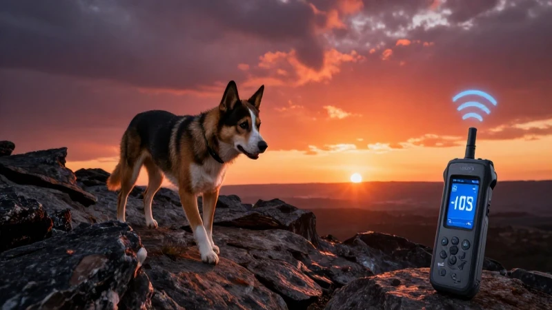 Rover detectó una señal al atardecer