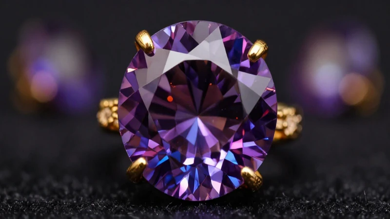 Ruby brillante con detalles lujosos y dramáticos