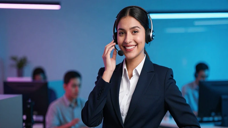 Atención profesional y vibrante en oficina moderna