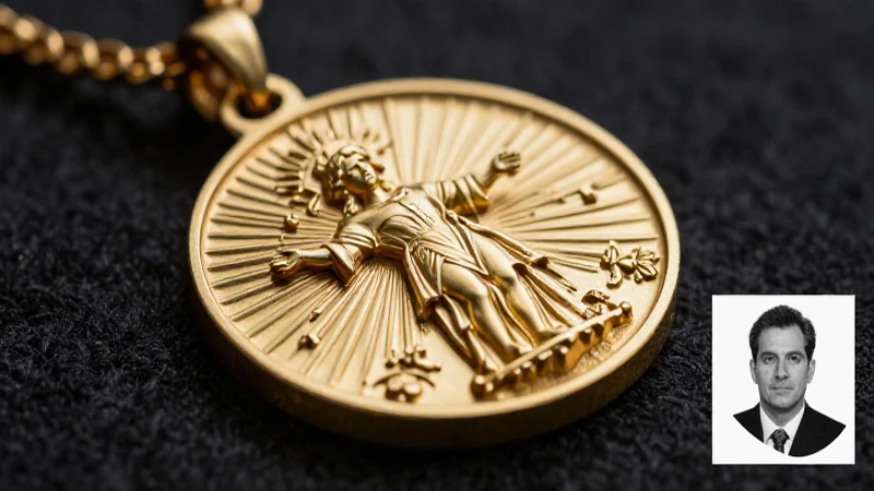 Imagen impactante de una medalla dorada