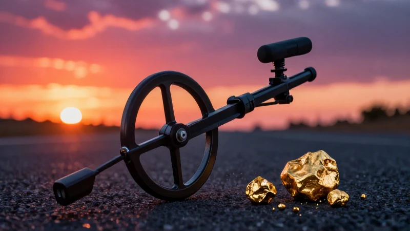 Detecta oro con impresionante iluminación cinematográfica