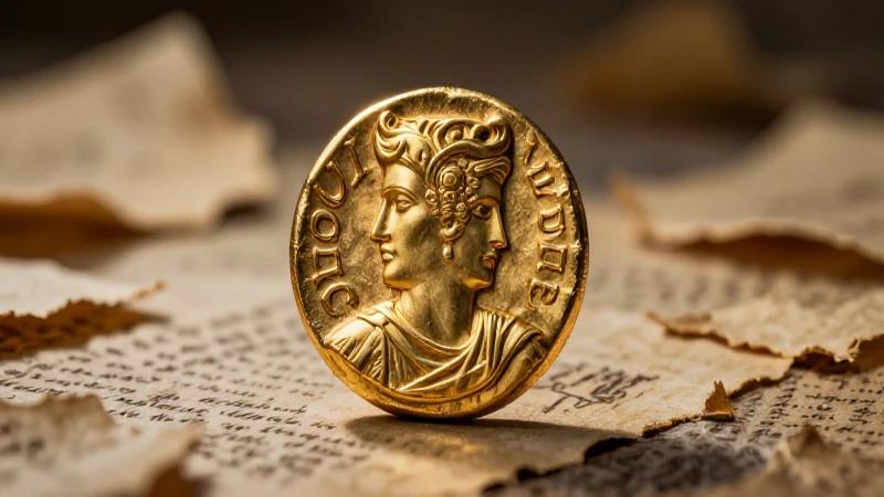 Moneda seléucida antigua con detalle fotorealista