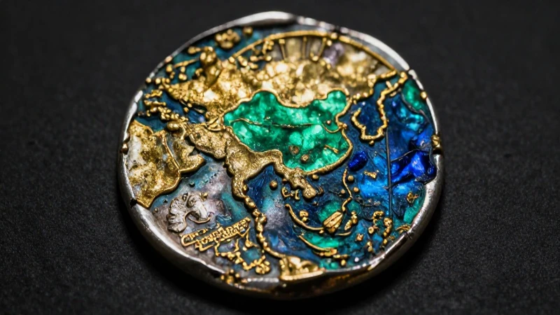 Moneda antigua, ruta de seda reluciente