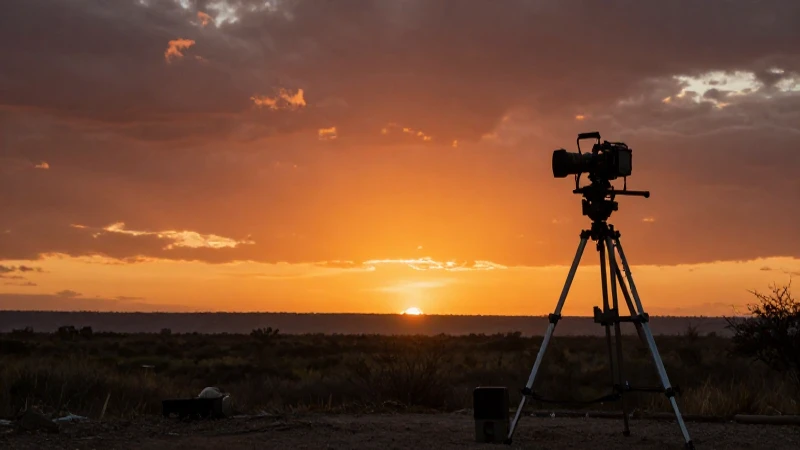 Atardecer dramático revela paisaje mexicano rocoso