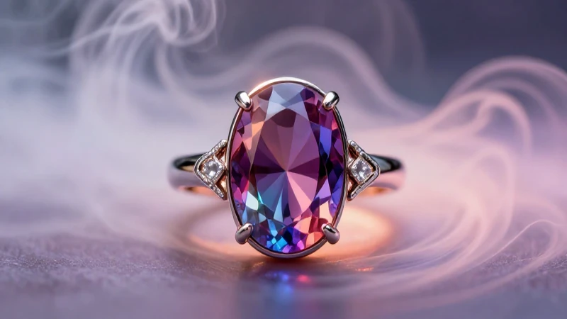 Anillos brillantes resaltados en primer plano cinematográfico