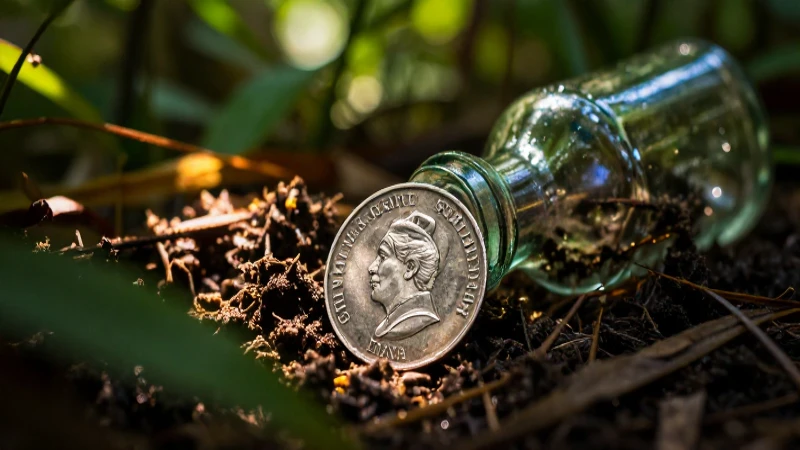 Spanische Silbermünzen y botellas: Hallazgos en Surinam 5 Claro: Tesoro oculto en selva dorada y brillante
