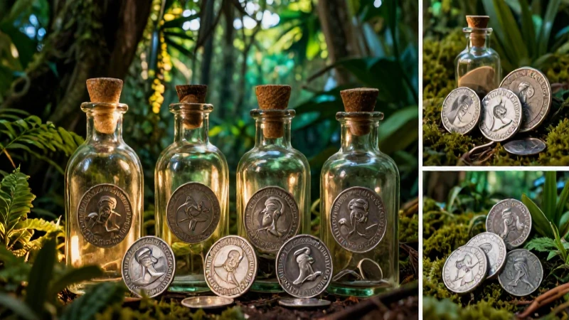 Spanische Silbermünzen y botellas: Hallazgos en Surinam 3 Monedas antiguas resplandecen en selva exuberante