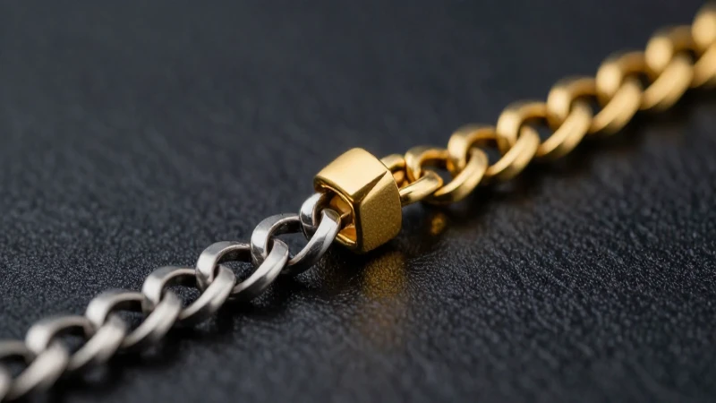 Joyería metálica, producto impactante y fotorrealista