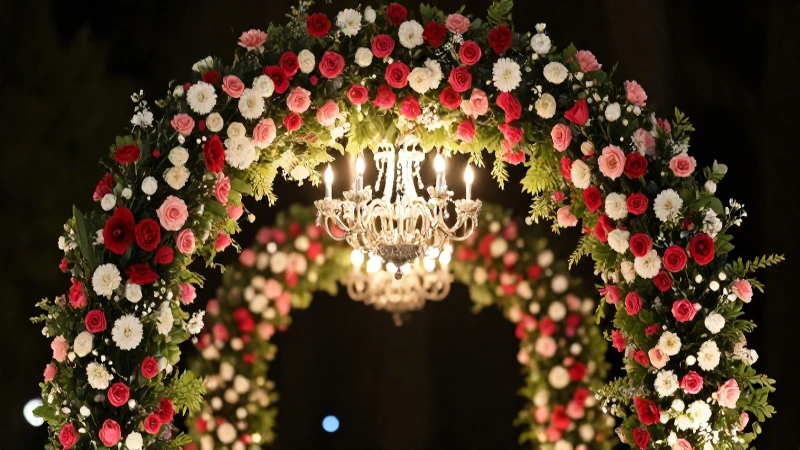 Boda elegante con iluminación cinematográfica y colores vibrantes