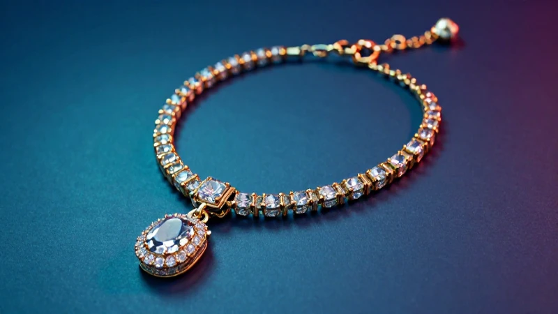 Joyas doradas deslumbrantes en estudio profesional