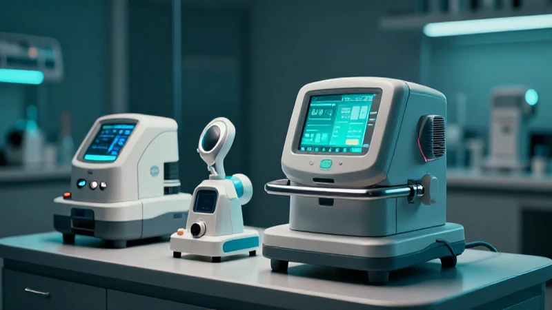 Equipo médico en estudio, detalles hiperrealistas
