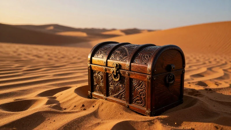 Tesoros encontrados: cofres de madera enterrados en México 6 Cofre antiguo emerge en desierto misterioso