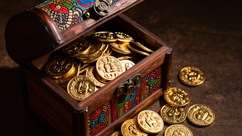 Tesoros encontrados: cofres de madera enterrados en México 4 Cofre azteca revela tesoro de monedas doradas