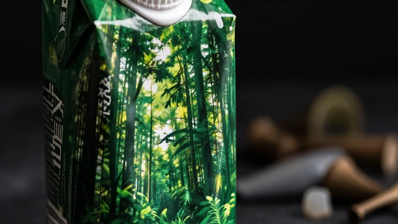 Tetra Pak Mexico: La minería detrás de los envases Tetra Pak 9 Tetra Pak refleja bosque en luz dramática