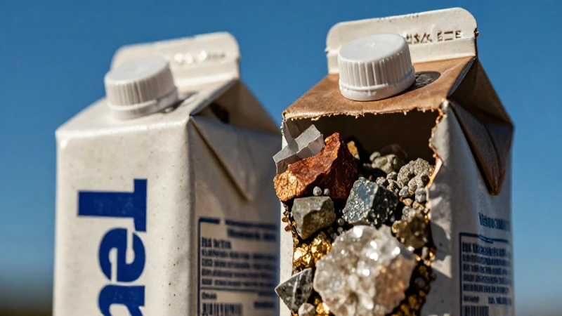 Tetra Pak Mexico: La minería detrás de los envases Tetra Pak 10 Cartón de Tetra Pak en detalle mineral