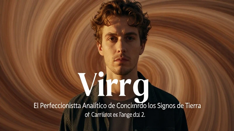Retrato dramático y elegante del signo Virgo