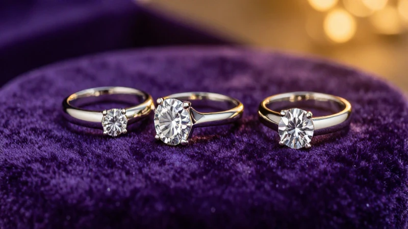 Anillos de compromiso resaltados con elegancia