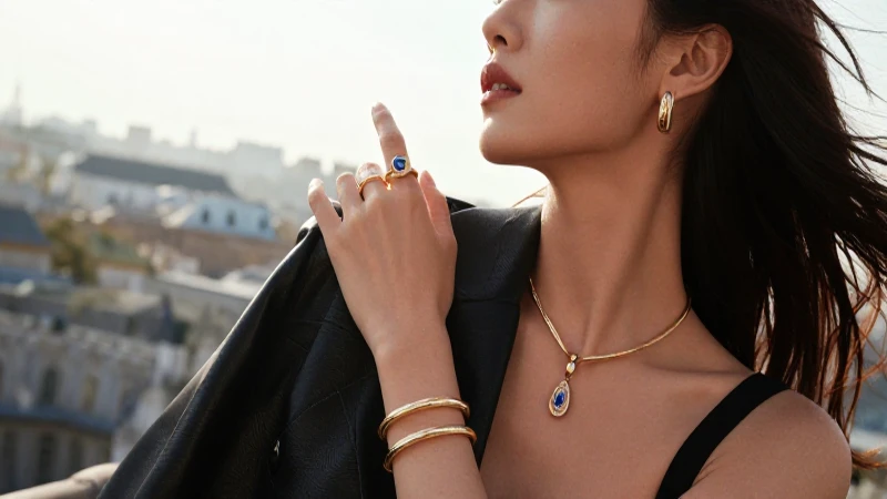 Combina joyas para crear un look glamuroso