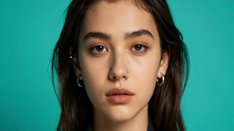 Tipos de pendientes: Principales estilos en Detectando.com 4 Retrato moderno de una mujer con piercings llamativos